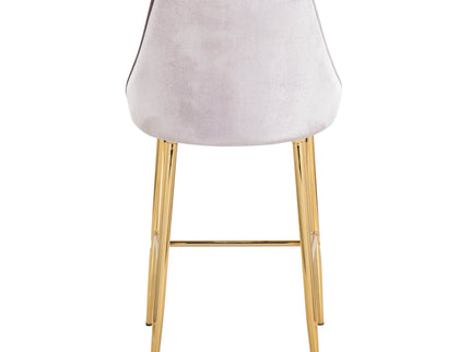 Marcel - Contemporary / Glam Counter Stool (Set of 2) - Gold / Silver