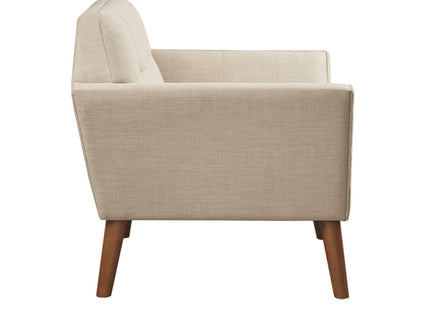 Modern Lounge Chair With Button Tufting