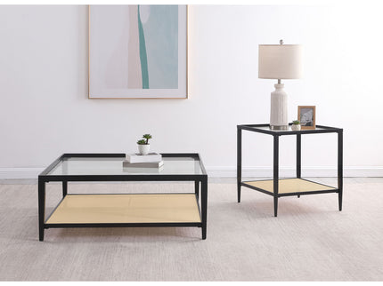 Kenneth - Square Coffee Table - Black
