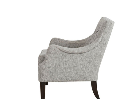 Button Tufted Accent Chair Vintage Style