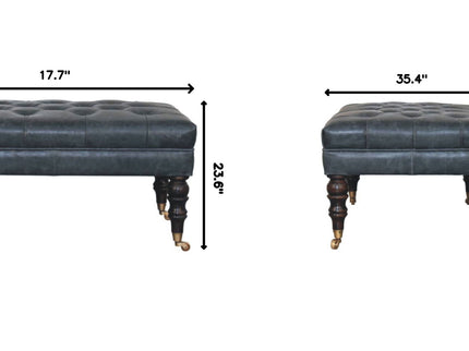Buffalo - Ottoman With Castor Legs