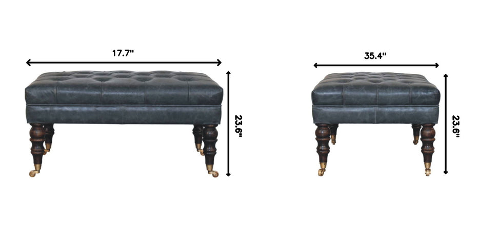 Buffalo - Ottoman With Castor Legs