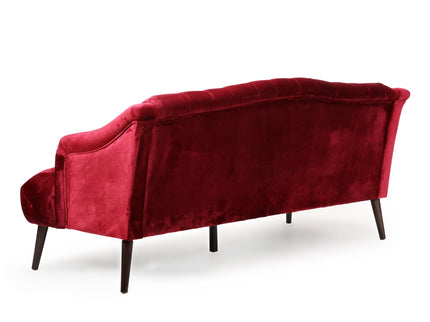 Comfy 3 Seat Sofa With Wooden Legs, For Living Room And Study