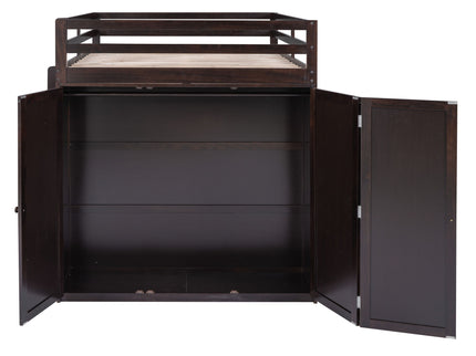 Loft Bed With Drawers, Desk, And Wardrobe