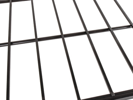 Space Saving Bunk Bed With Metal Frame And Ladder
