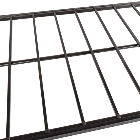 Space Saving Bunk Bed With Metal Frame And Ladder