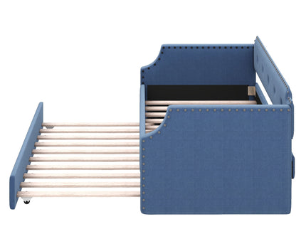 Upholstered Daybed With Trundle
