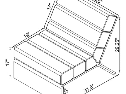 Freeman - Armless Chair