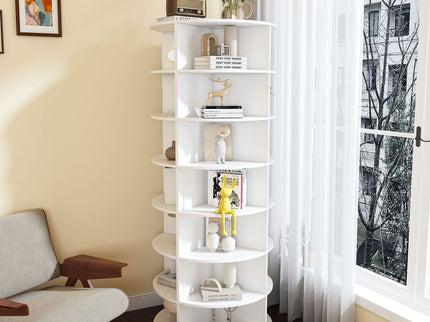 Rotating Shoe Rack Tower