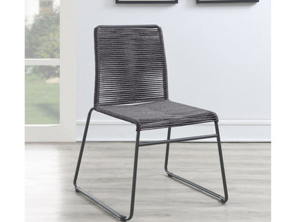 Jerome - Stackable Side Chair (Set of 2) - Charcoal