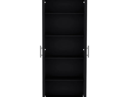 Clinton - Pantry Cabinet Kitchen Storage - Black