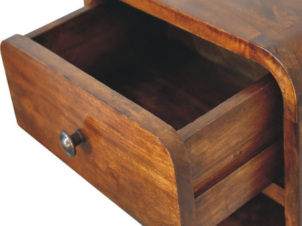 Curve Upper Slot Floating Nightstand