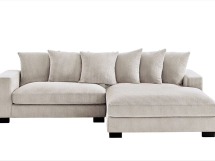 Luxe - Oversized 2 Piece Sectional Couches For Living Room, L Shaped Sofa With Chaise