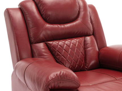 Home Theater Seating Manual Recliner Chair With Led Light Strip For Living Room