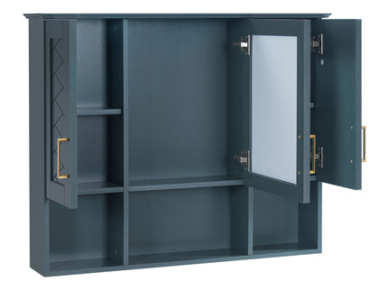 Modern Wall Mounted Medicine Cabinet With Adjustable Shelves, Soft Close Doors, High Define Mirror