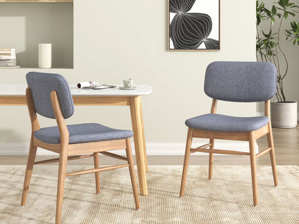 Voyager Upholstered Accent Chair With Splayed Legs And Wood Frame (Set of 2)