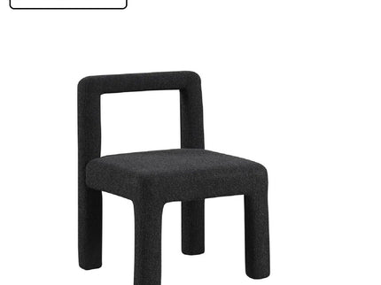 Dining Chairs With Square Open Back (Set of 2)
