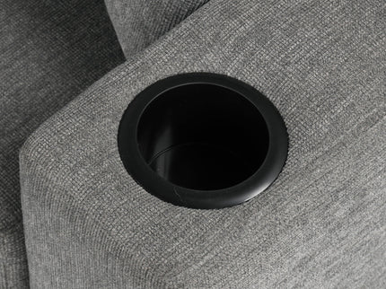 Single Pull Out Sofa Bed With USB Ports And Cup Holders