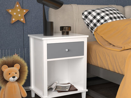 Nightstand With 1 Drawer 1 Shelf