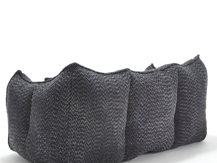 Comfortable Dual Beanbag Chair With High Resilience Foam Core For 2 People