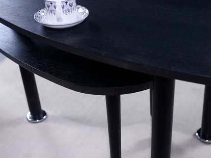 Rotatable Cocktail Table With Solid Legs, 360 Degree Rotating