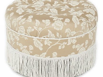 Yolanda - Round Upholstered Accent Ottoman