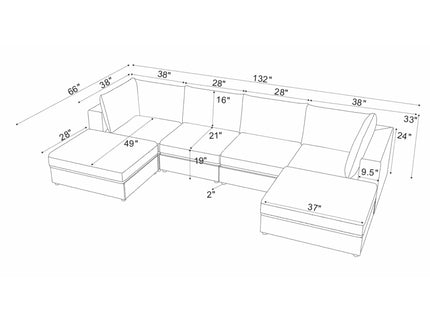 Reversible Modular Sectional