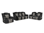 Black / 3 Pc. Sofa, Loveseat, Chair