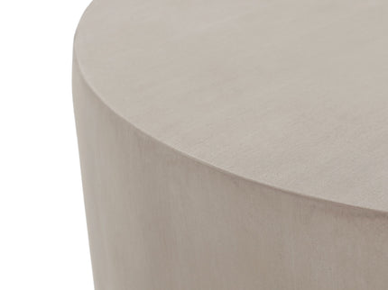 Outdoor Round With U Shape Side Table - Light Gray