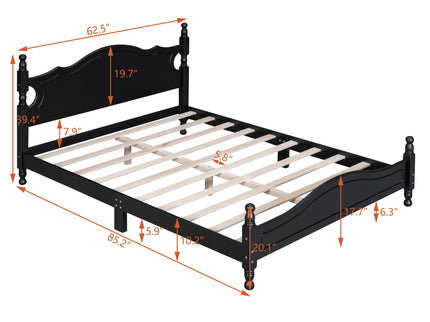 Platform Bed Frame With Slat Support