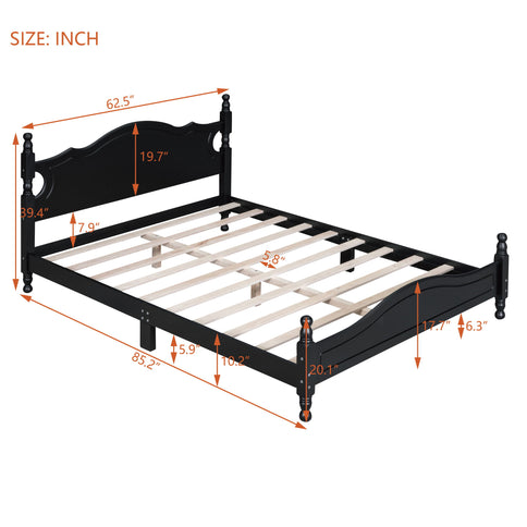Platform Bed Frame With Slat Support