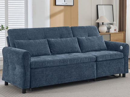 3 Seater Sofa Bed And Reversible Recliner