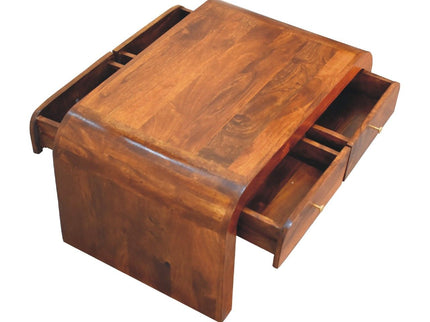 Darcy - Coffee Table, 2 Drawer - Chestnut