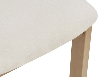 Modern Upholstered Armless Dining Chairs With Metal Legs