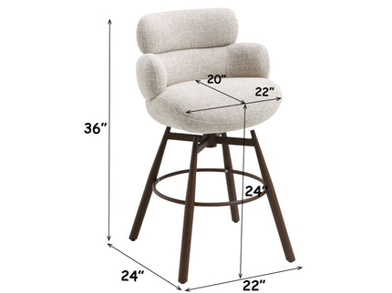 Jena - Counter Height Chair With Swivel