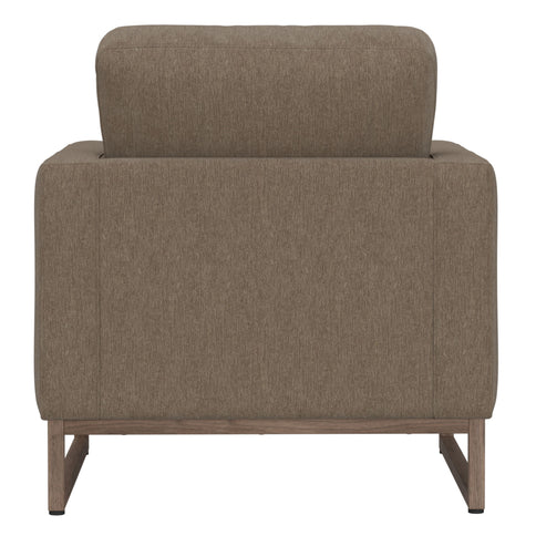 Accent Chair With Track Arm Design