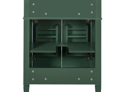 Bathroom Vanity With 2 Doors And Tip Out Drawer, Soft Closing Hinges