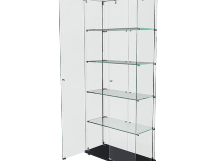 Premium 5 Tier Glass Display Case With 5 Dynamic LED Modes