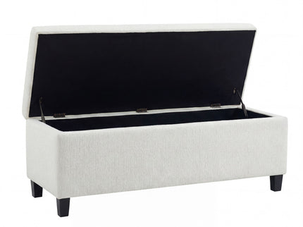 Upholstered Storage Ottoman Bench