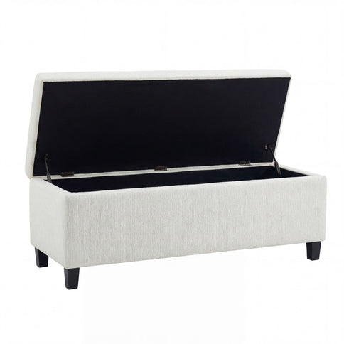 Upholstered Storage Ottoman Bench