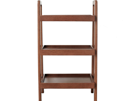 Premium Storage Organizer, 3-Tier Beech Shoe Rack For Entryway, Living Room - Walnut