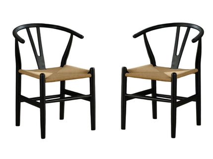 Side Chairs Dining Room Furniture (Set of 2) - Black