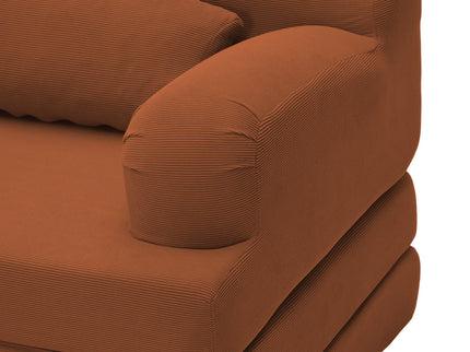2 Seater Sofa Bed, Compact Foldable Floor Couch