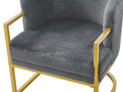 Upholstered Reading Accent Armchair For Living Room