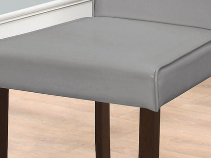Counter Height Dining Chair Upholstered Look (Set of 2)