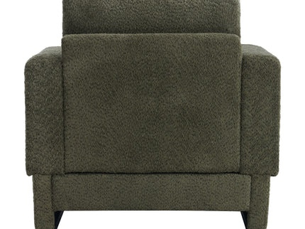 Upholstered Accent Armchair With Square Arm