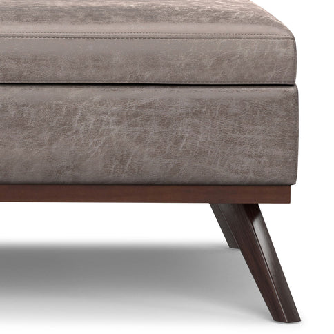 Owen - Multifunctional Square Coffee Table Storage Ottoman