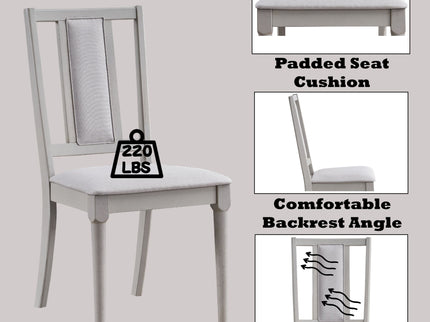 Marta - Side Chair (Set of 2) - Beige / Natural