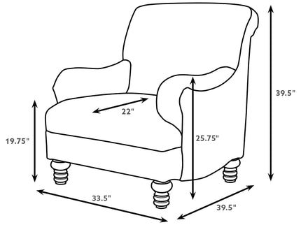 Danforth - High Backrest Accent Chair
