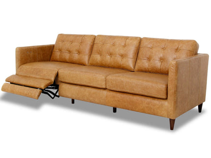 Christopher - Electric Inclining Sofa Left Facing - Tan